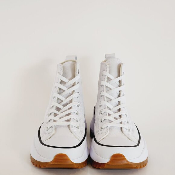 Converse Run Star Hike 'Leather - White' Women's Platform Sneakers A04293C NWT - Picture 6 of 6